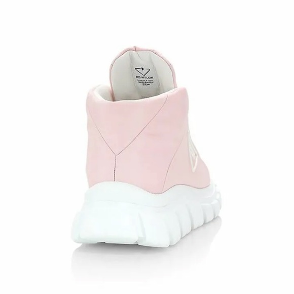 PRADA NYLON PIUMA ALABRASTO (pink) SNEAKERS - Picture 5 of 16